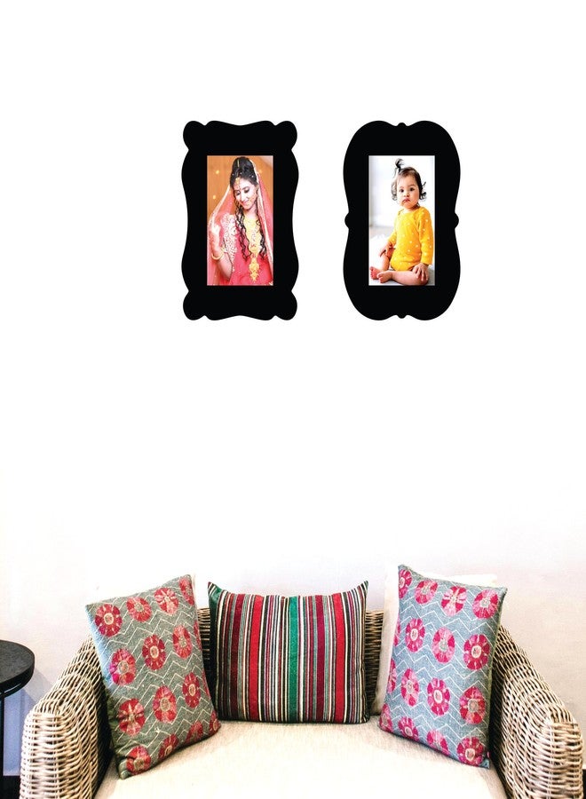 Creative Arts n Frames Wooden 5 x 7 inch Photo Frame Set Home Decor Items Wall Decoration for living room Anniversary Birthday (Set of 2 Picture Frame Photo Size 5 x 7 inch Frame Size 8 x 10 inch) - Image 3